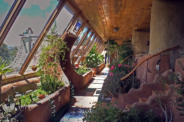 Earthship interijer
